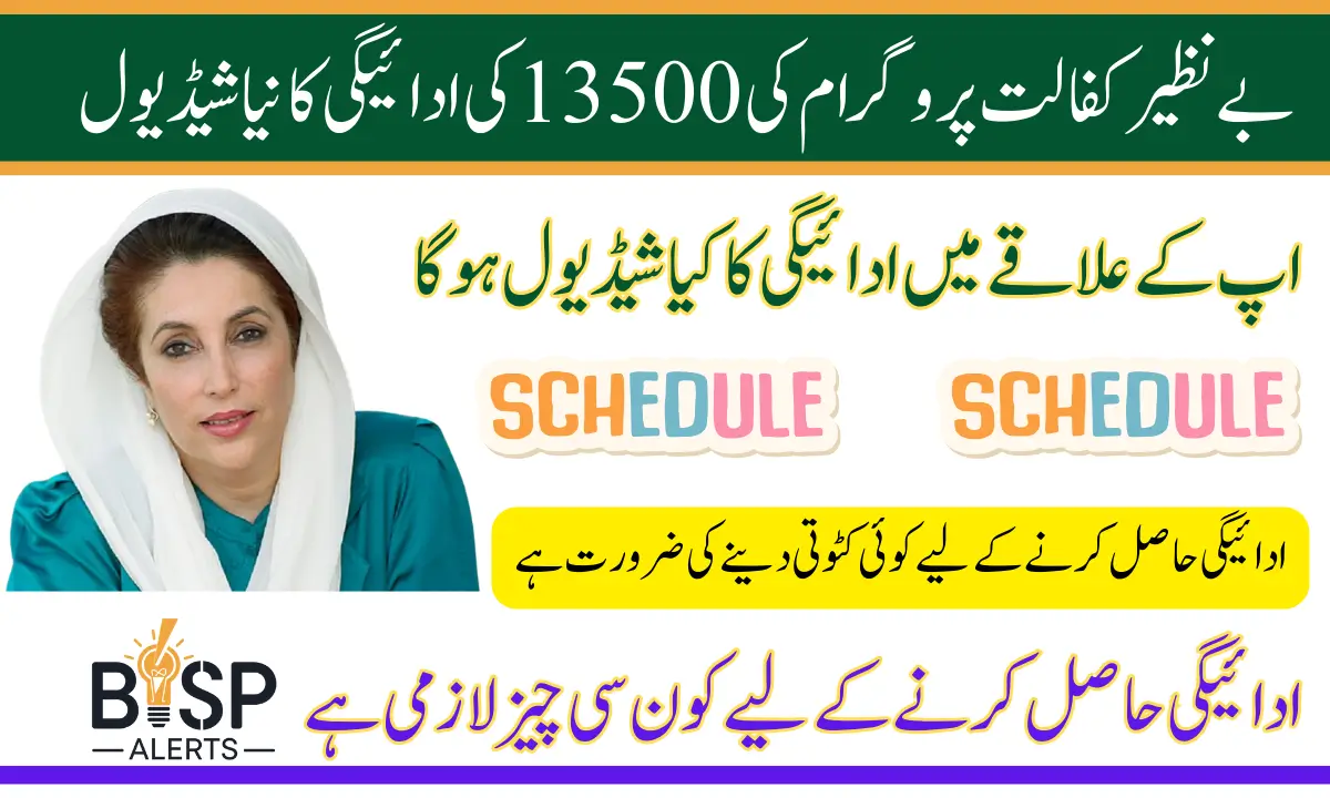 Benazir Kafalat Program New Payment Schedule In February 2025 For 13500 Distribution