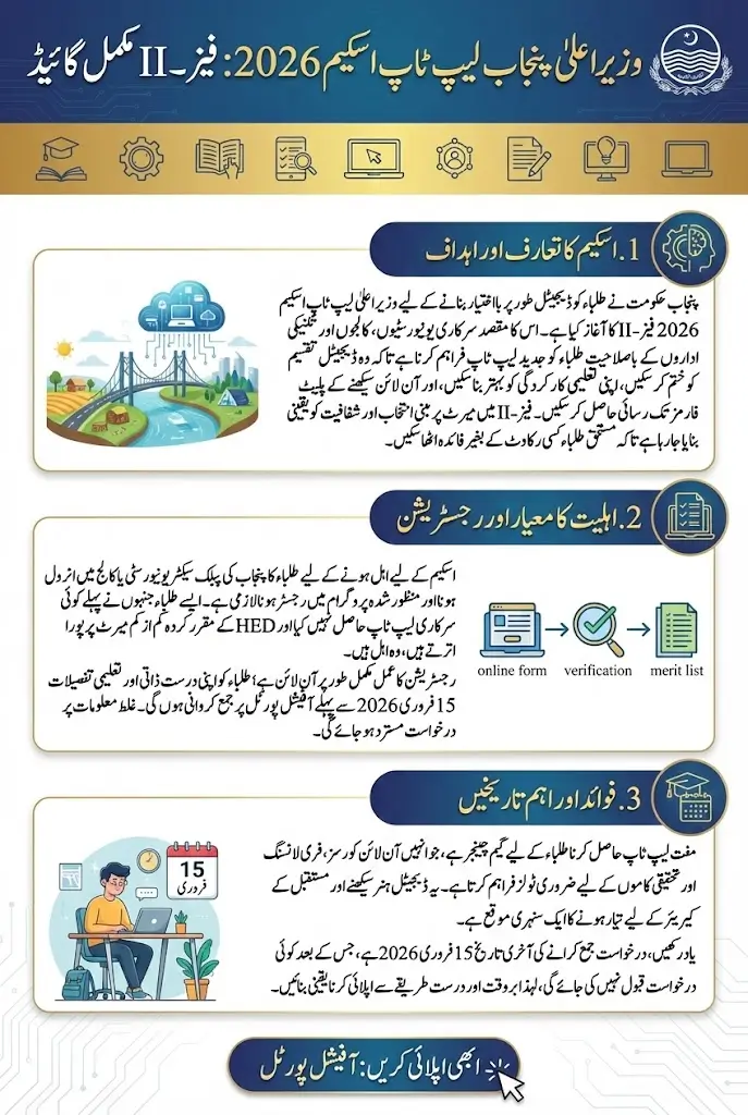 CM Punjab Laptop Scheme 2026 Phase-II Apply Before Feb 15 Full Guide