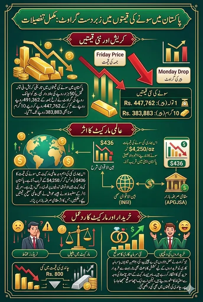 Gold Prices Pakistan Drops by Nearly Rs. 50,000 Full Details Step By Step