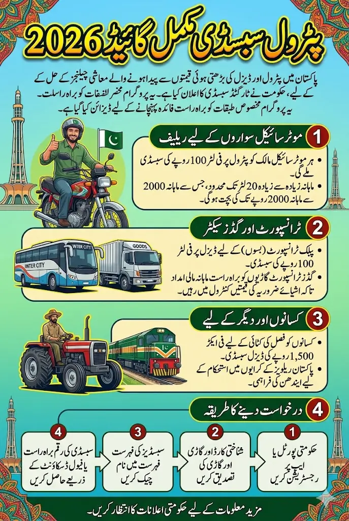 How To Get Subsidy On Petrol for Motorcyclists, Transport Sector 2026 Full Guide