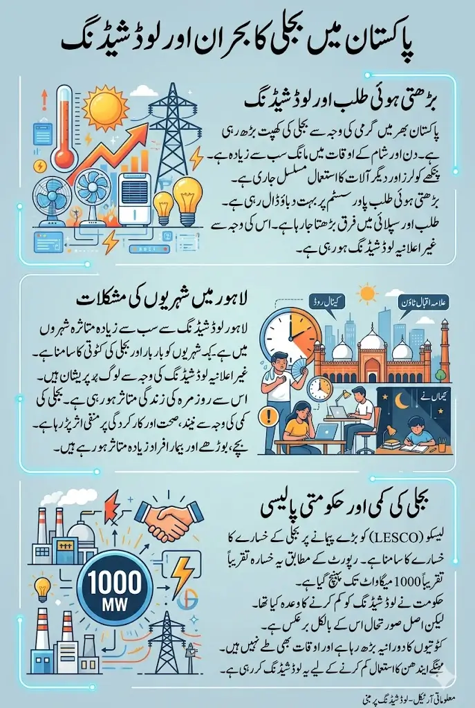 Electricity Load Shedding Pakistan Today as Shortfall Widens Full Details 2026