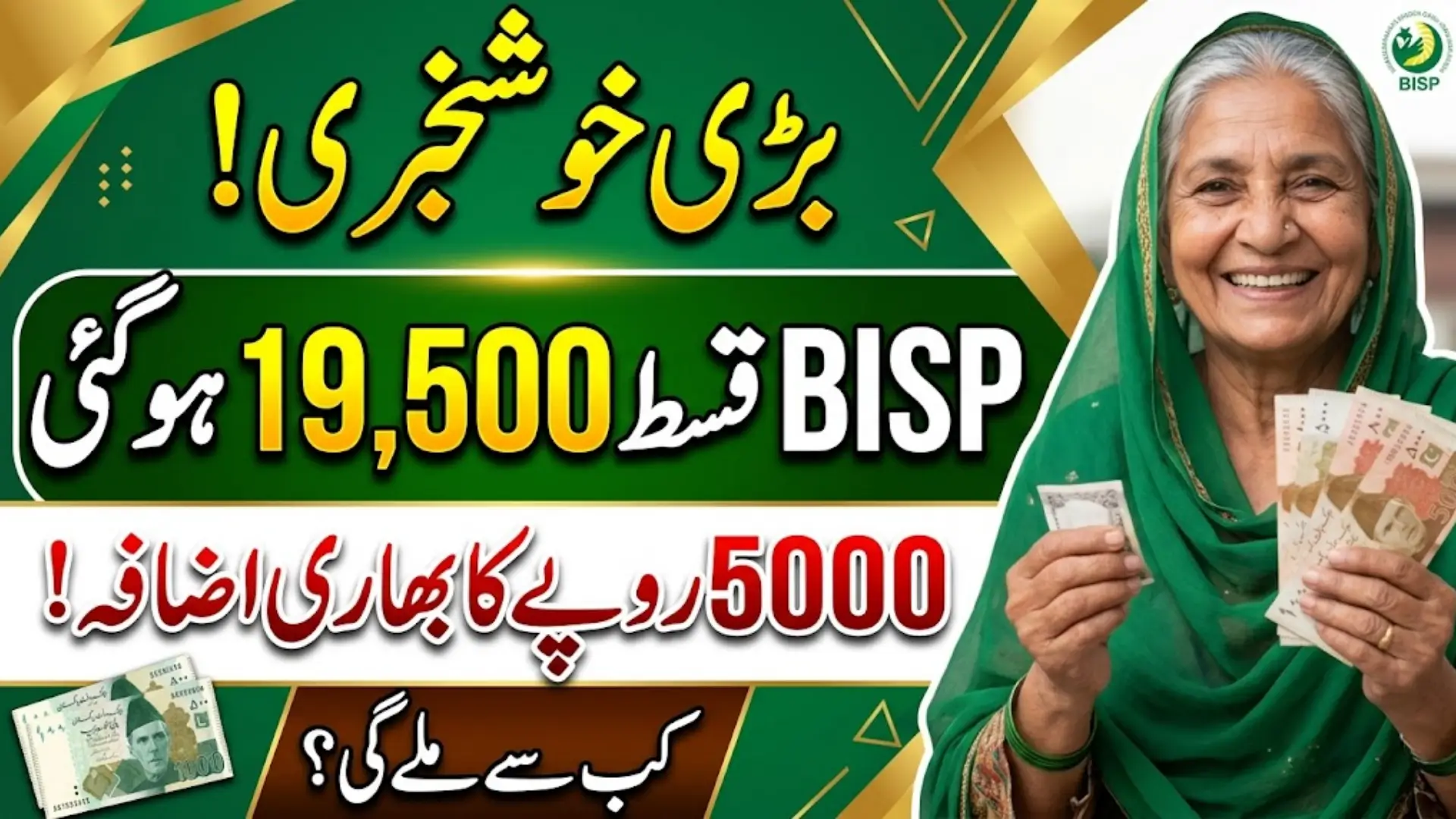 Big Relief for Poor Families Benazir Income Support Program Payment to Rise to Rs 19,500 by 2027